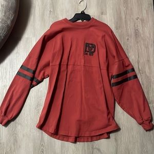 Small Disney jersey sweatshirt burnt orange